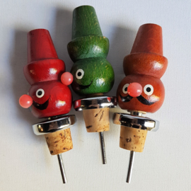 hout flessenstopper wine stoppers wood hans bolling style 1960s