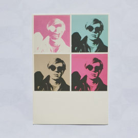 warhol, andy nat finkelstein ansichtkaart art postcard 1980s