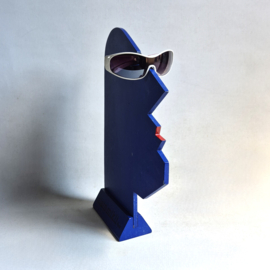 alain mikli brillen standaard eyewear display stand starck blue 1980s
