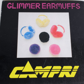 oorwarmers fluor glimmer earmuffs campri in box 1980s