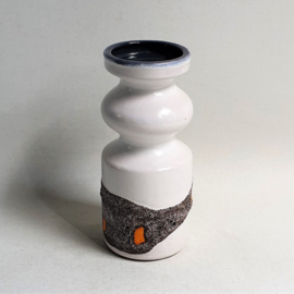 vaas keramiek ceramic fat lava vase no: 3077 VEB haldensleben 1960s