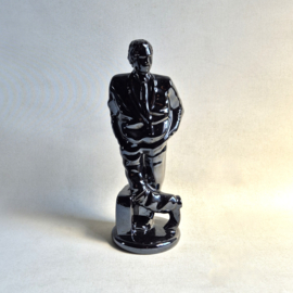 beeld figurine gentleman with suitcase 1980s