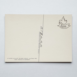 pierre et gilles "blonde venus" ansichtkaart art postcard 1992