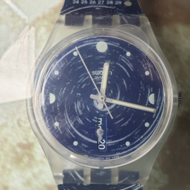 swatch horloge watch "it's coming" GN712 universe  Y2K millennium 1999