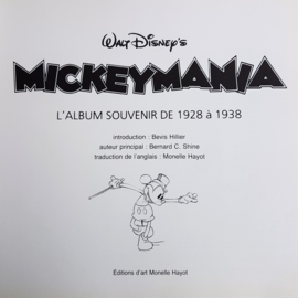 walt disney's mickeymania 1928-1938 boek book 1987