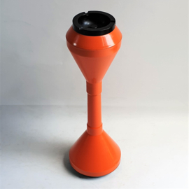 asbak staand oranje space age orange standing ashtray 1960s / 1970s