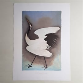 sato, pater zeefdruk poster litho bird USA 1993