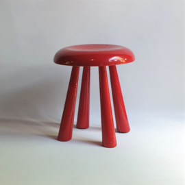 kruk paddestoel kinderkruk mushroom style children's stool 1970s