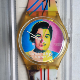 swatch horloge watch bisex GK407 "what am i today" 1997