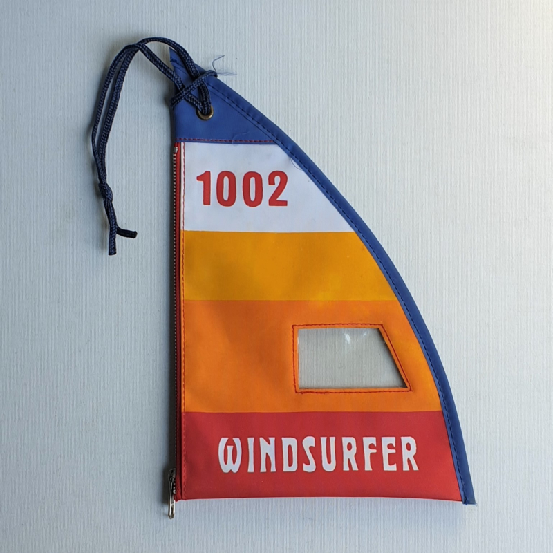 etui windsurfing windsurfer pencil tote 1980s