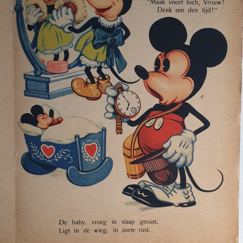 breedtegraad Zich afvragen Hallo mickey mouse rat face boek book hallo hallo..hier micky muis 1930s |  antique disney | vintagexplosion
