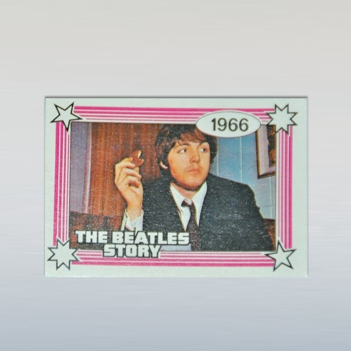 beatles, the kauwgum plaatje paul mc cartney monty gum card 1970s