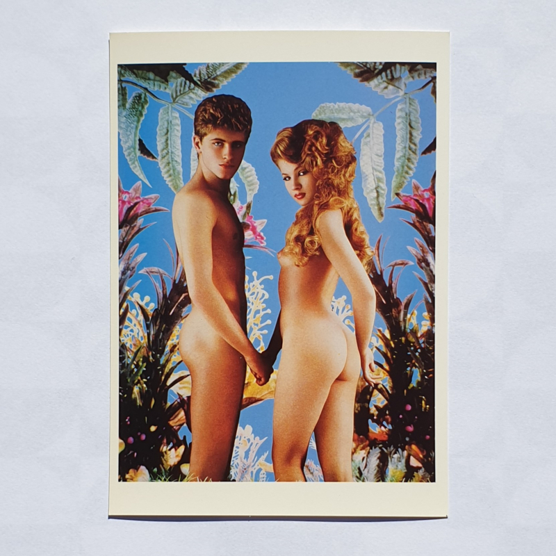 pierre et gilles "adam et eve" ansichtkaart art postcard 1981