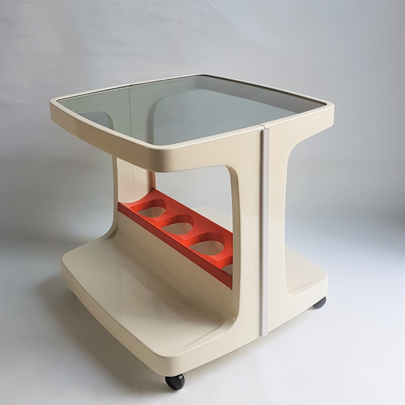 tafel bar trolley space age MARC HELD table 1970s ARCHIVE