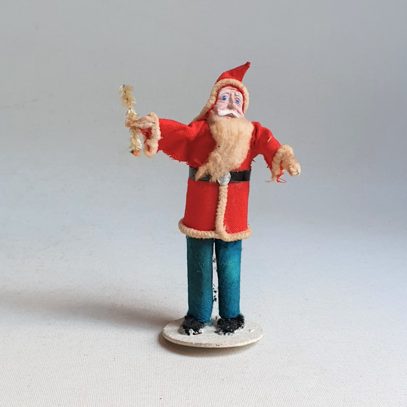 kerstman kleine maat santa christmas doll small size 1960s