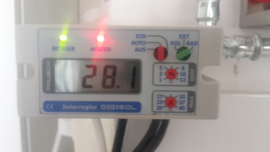 Digisol solar temperatuur regelaar incl. dak voeler en bad voeler  Pausch Digisol