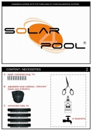 Solar 4 Pool zwembad verwarming uitleg installatie 4m2 kit
