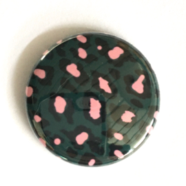 (FB902) leopard groen/ roze