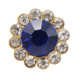 Budget strass flatbacks royal blauw