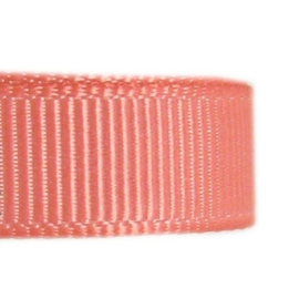 Coral grosgrain lint 6mm breed