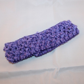 Haarbandje gehaakt 3,5cm breed lavendel