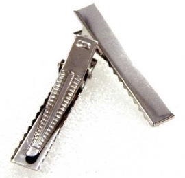 extra STEVIGE kwaliteit  alligator clips met tanden 1 stuks (40mm)