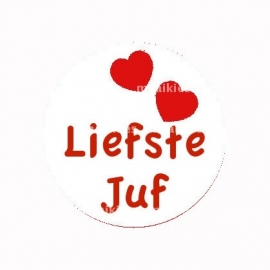 (FB388) Liefste juf rood