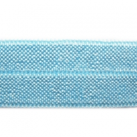 haarband elastiek baby blauw 15mm
