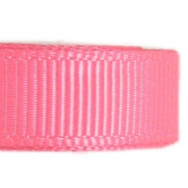 BUBBELGUM/ neonroze grosgrain geweven band 5m