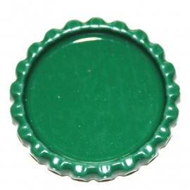 Bottlecap  groen flatblack