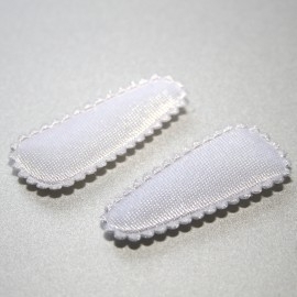 kleine wit satijn hoesjes  (3,5cm)