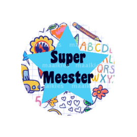 (FB618) SUPER MEESTER SCHOOL BLAUW