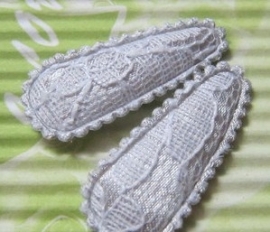 35mm kant kniphoesje grijs