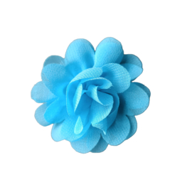 5cm bloem felblauw