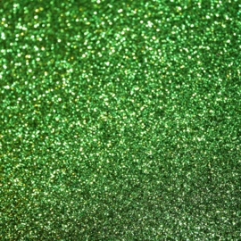Lapje glitter pu leer kerst groen (A4)