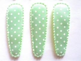 mint polkadot hoesje satijn (5cm)