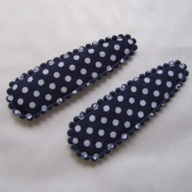 navy polkadot hoesje (5cm)