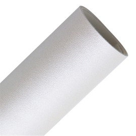 metallic glans gebroken wit pu leer