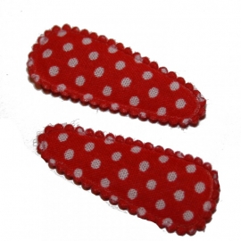 RODE stoffen hoesje polkadot (3,5cm)