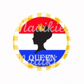 (FB191) Queen Silhouette