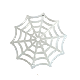 spinnenweb wit