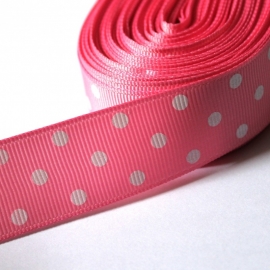 Roze polkadot lint p/m