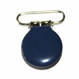 SPEENCLIP / BRETELS CLIP ROND NAVY EPOXY 25mm