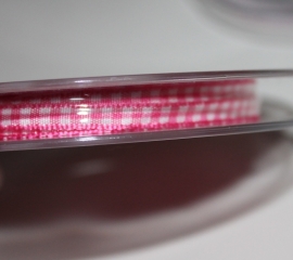 FELROZe Gingham Ruit band 5mm breed