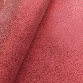 Metallic glans lapje rood super kwaliteit