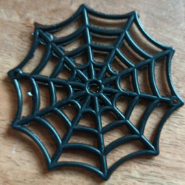 spinnenweb zwart