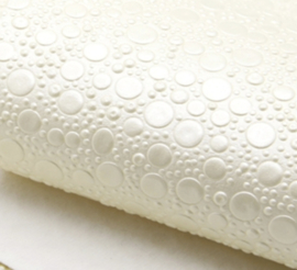 pu leer bol structuur creme