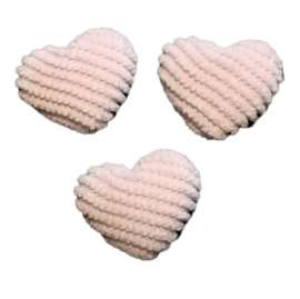 Hartje flatback babyrib roze