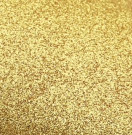 lapje pu leer goudgeel glitter