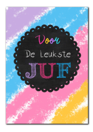 kadokaartje  voor de liefste juf